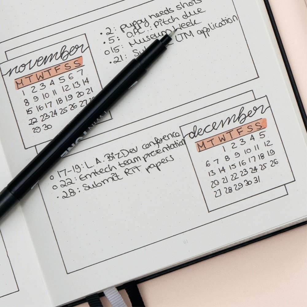 Leuchtturm1917 Bullet Journal Edition 2 Blush Notebook Medium A5 Leuchtturm1917 Bullet Journal Edition 2 Blush Notebook Medium A5