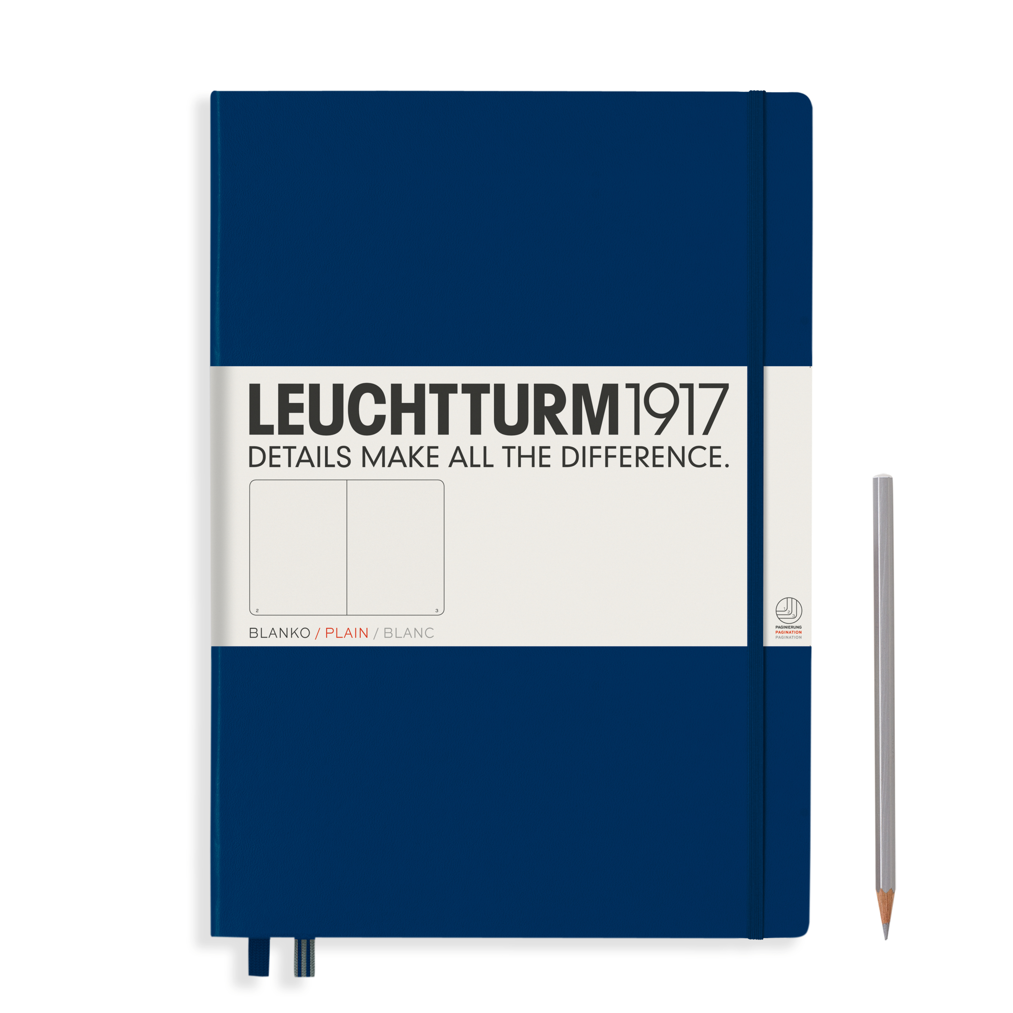 Leuchtturm1917 Notebook Master A4+ Navy