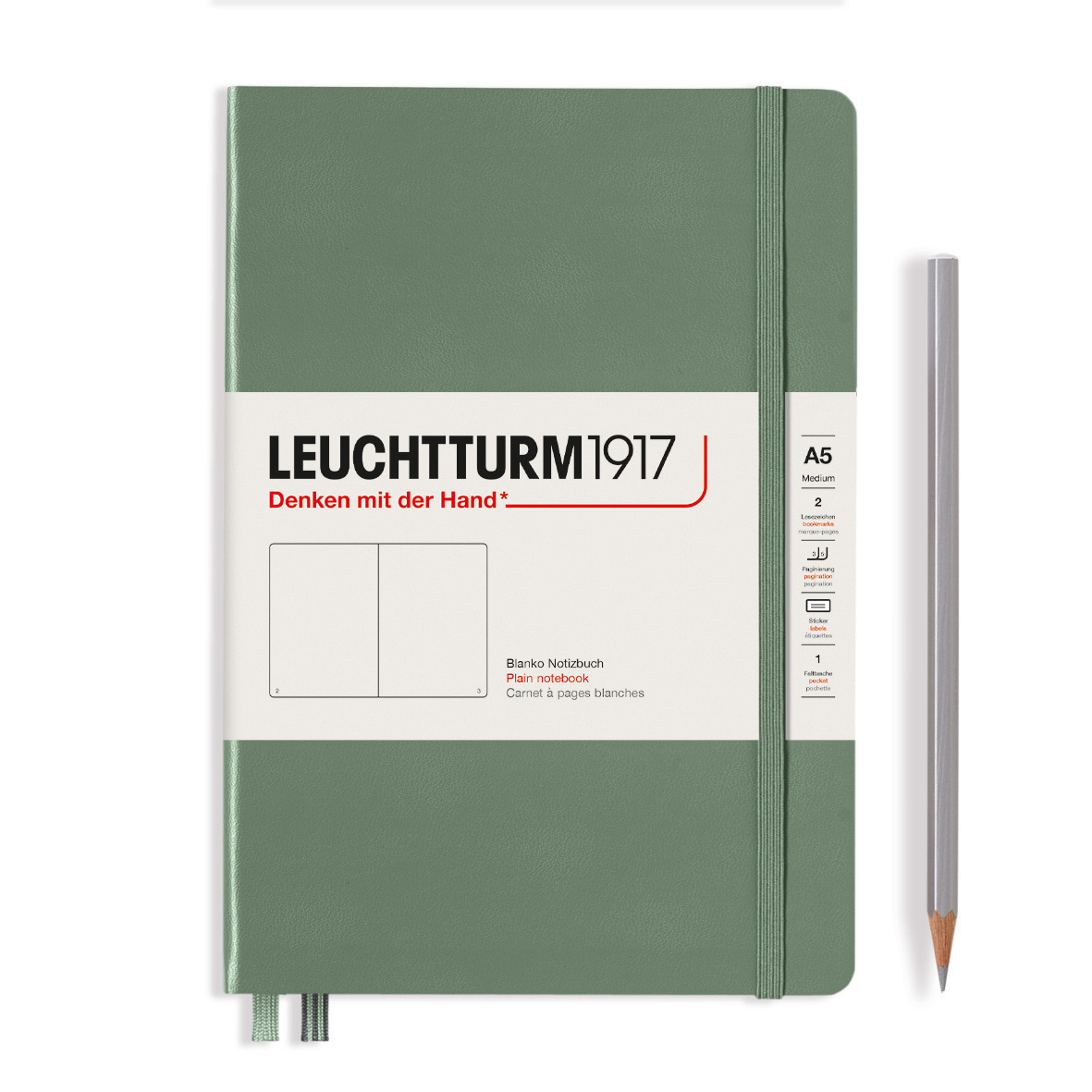 Leuchtturm1917 Notebook Medium A5 Olive