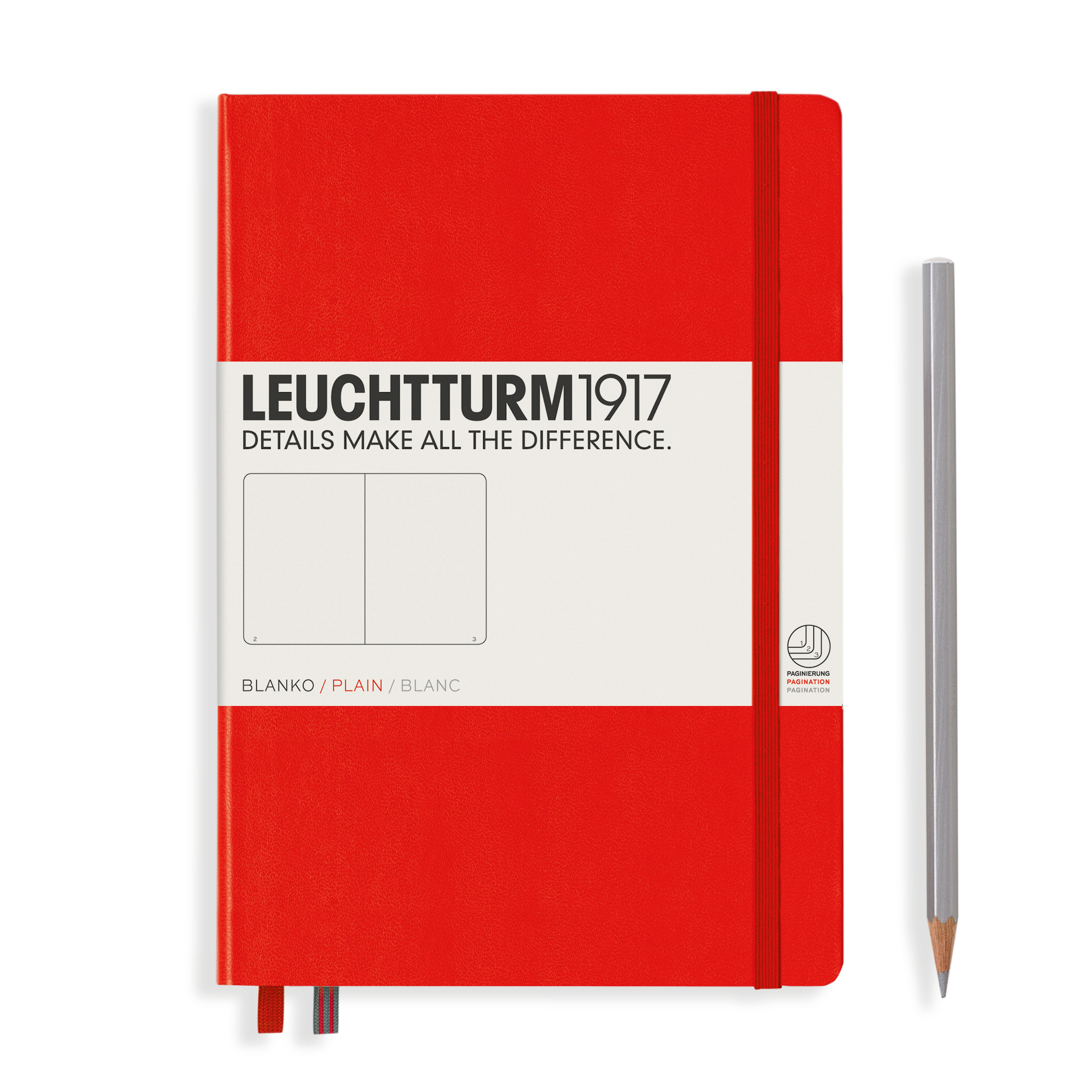 Leuchtturm1917 Notebook Medium A5 Red Leuchtturm1917 Notebook Medium A5 Red