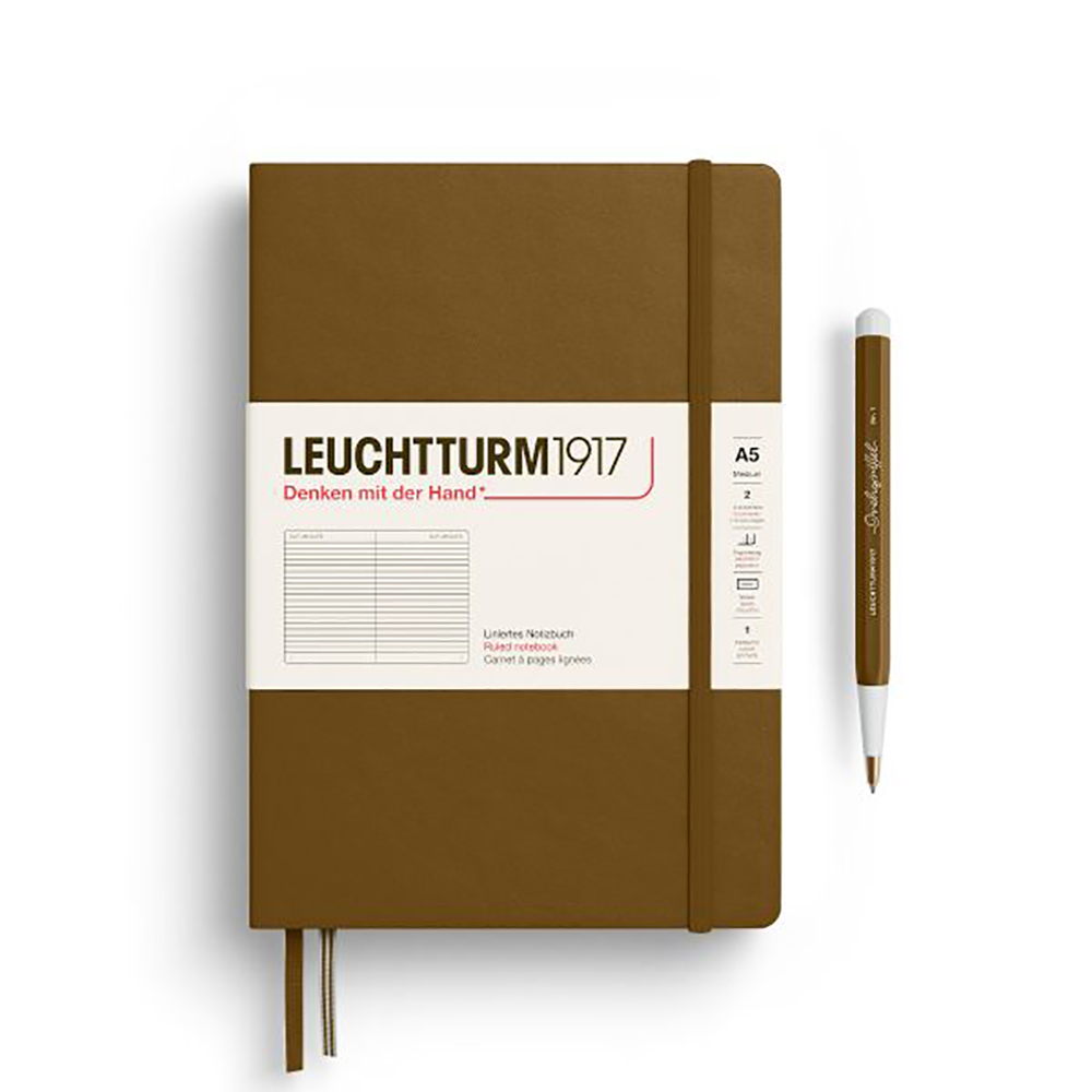 Leuchtturm1917 Notebook Medium A5 Spice Brown