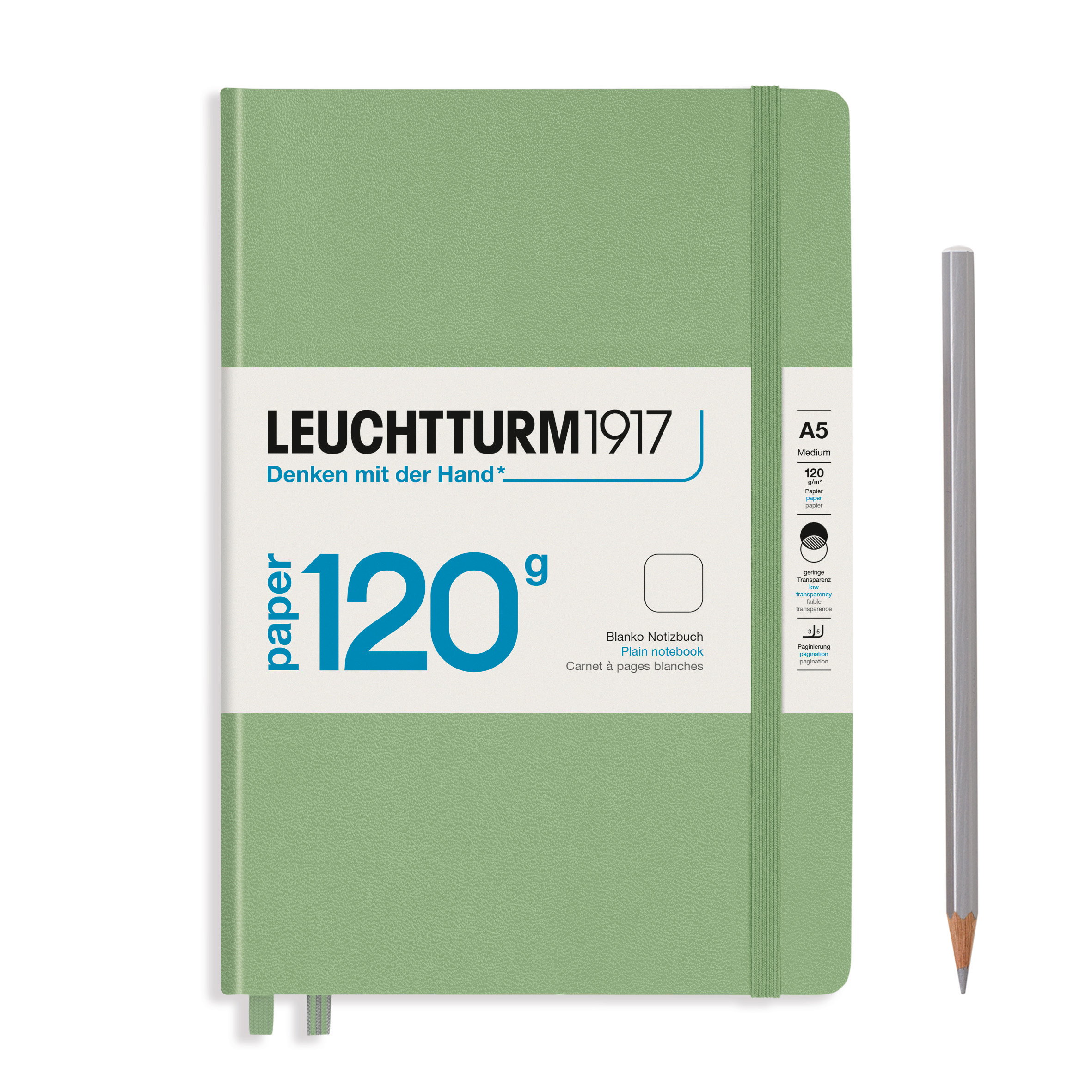 Leuchtturm1917 120G Edition Notebook Medium A5 Sage