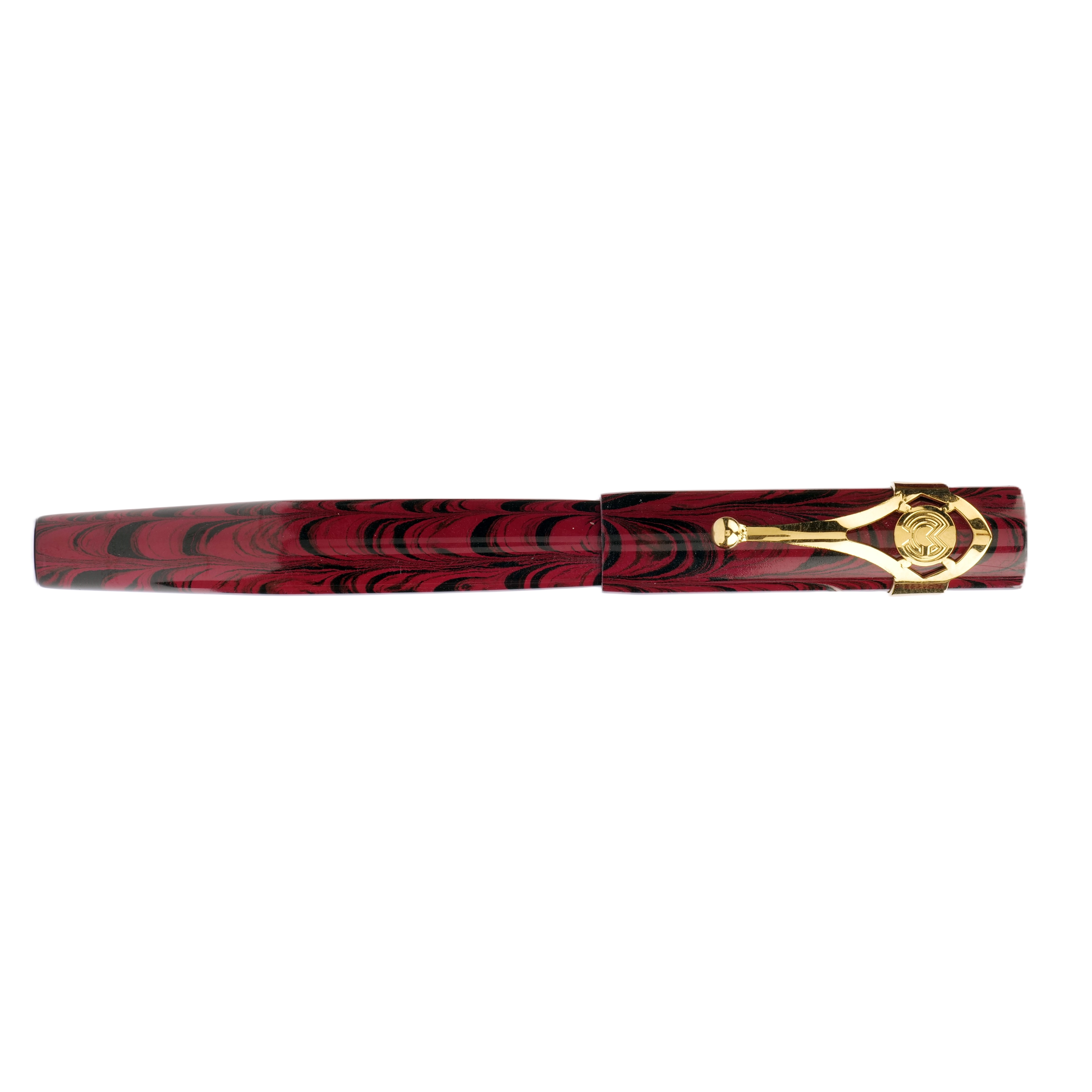 Magna Carta Mag 500 Red Ripple Ebonite GT Stylo Plume