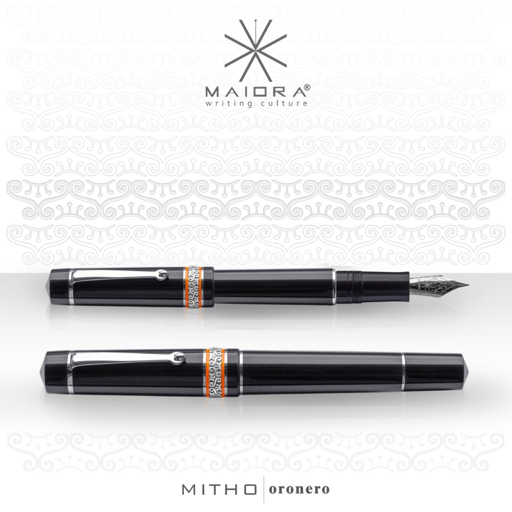 Maiora Mitho Oronero (Black Gold) Fountain pen