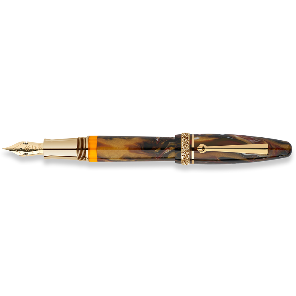 Maiora Ogiva Golden Age Fire GT Fountain pen Caneta de Tinta Permanente