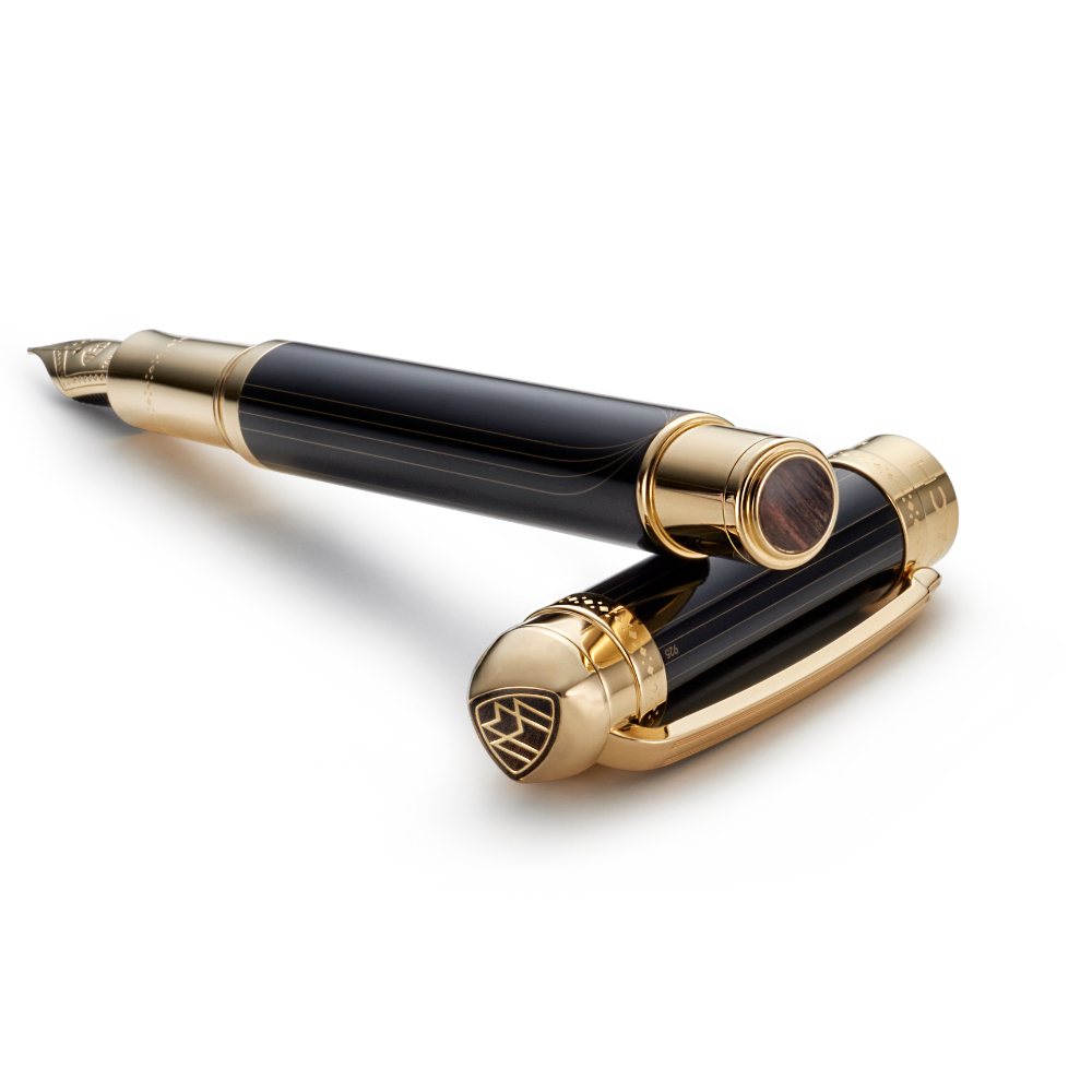 Maybach The Peak I Lustrous Midnight Black GT Fountain Pen