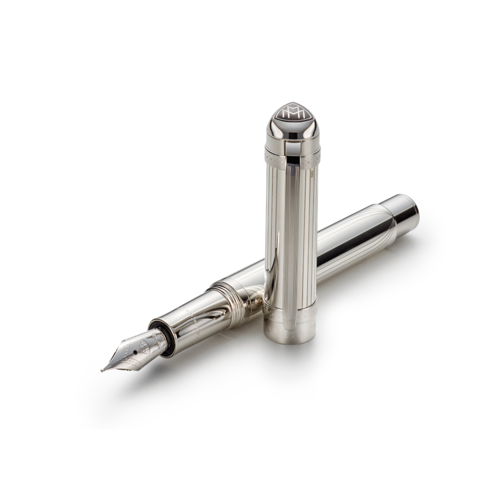 Pluma Estilográfica Maybach The Peak I Plata de Ley PT