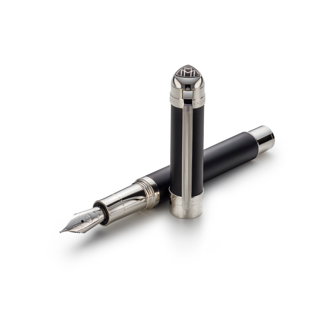 Maybach The Peak I Volcanic Black PT Fountain Pen