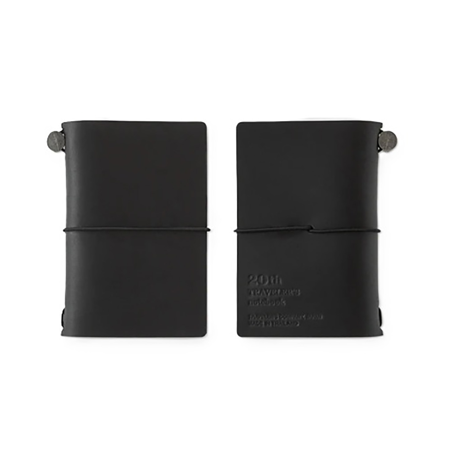 Traveler's Company 20th Anniversary Card Size Black Notebook Set