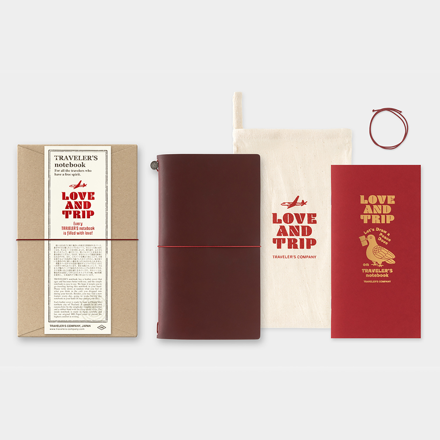 Traveler's Company Vulling Regular Love and Trip LE  Notitieboek
