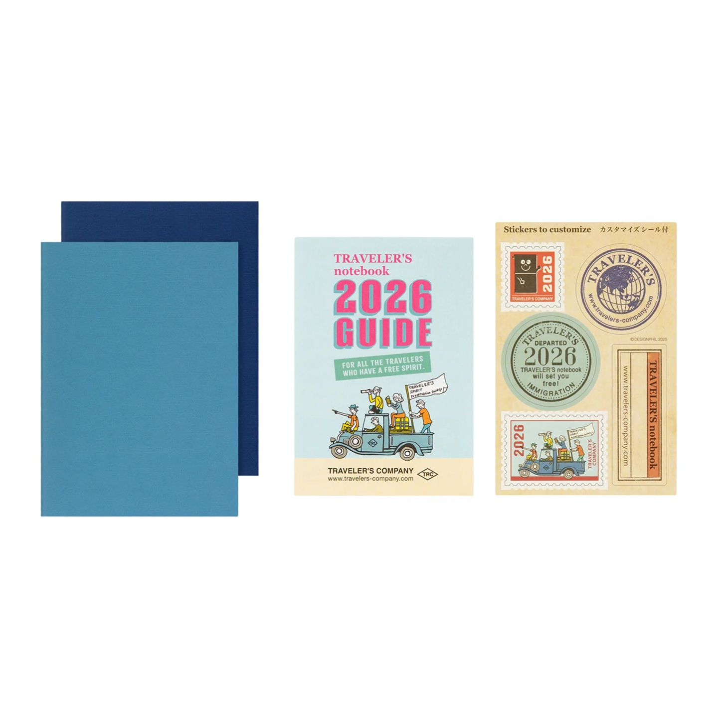 Traveler's Company Refill Passport 2026 Diary Weekly Notebook