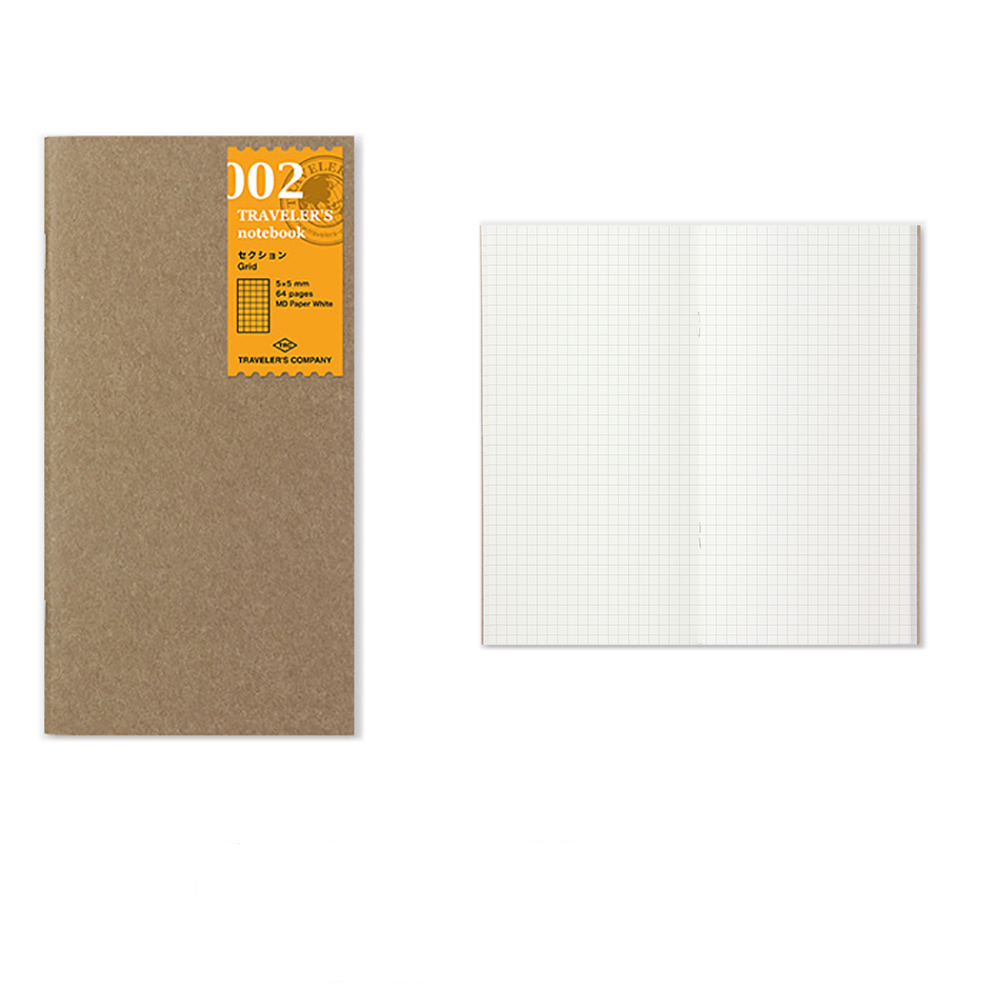 TRAVELER'S notebook 002 Grid Notebook | Passport Size TRAVELER'S notebook 002 Grid Notebook | Passport Size