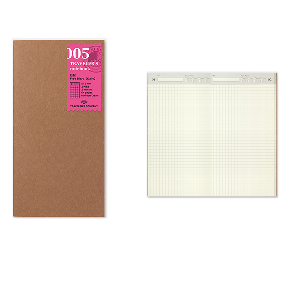Buy Traveler's Company Refill Regular 005 Free Diary Notebook Traveler's Company Refill Regular 005 Free Diary Notebook