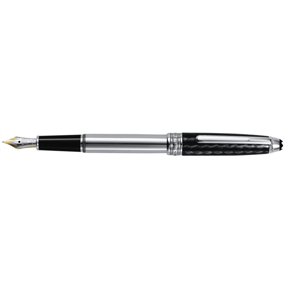 Montblanc Meisterstück Solitaire Carbon & Stainless Steel Chopin Fountain pen
