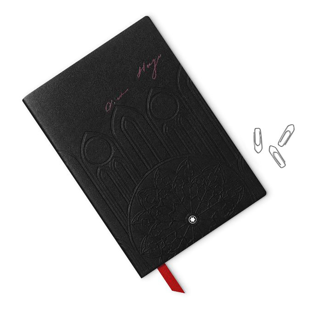 Montblanc Fine Stationery Writers Edition 2020 Homage to Victor Hugo #146 Black Medium Notebook