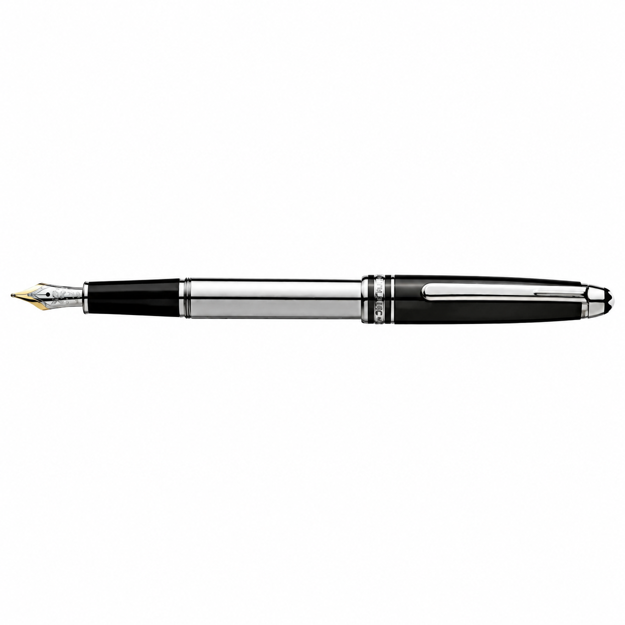 Montblanc Meisterstück Solitaire Doué Hematite Stainless Steel Classique Fountain pen 3508