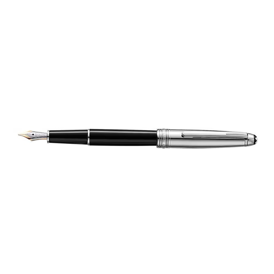 Montblanc Meisterstück Solitaire Stainless Steel Doué Classique Fountain pen 5013