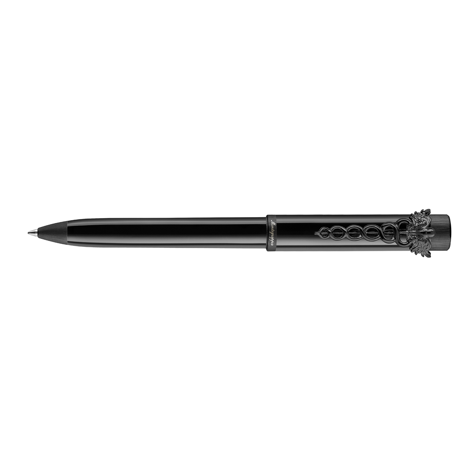 Montegrappa Zero Caduceus Ultra Black Ballpoint