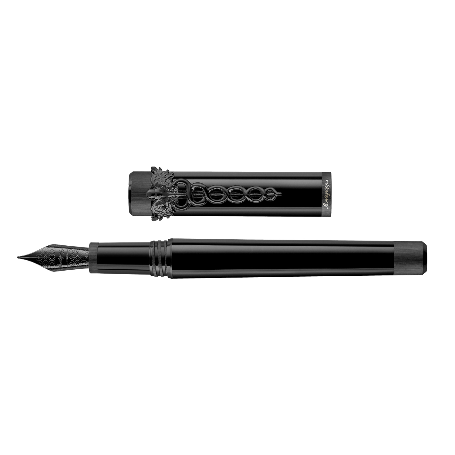 Montegrappa Zero Caduceus Ultra Black Fountain pen