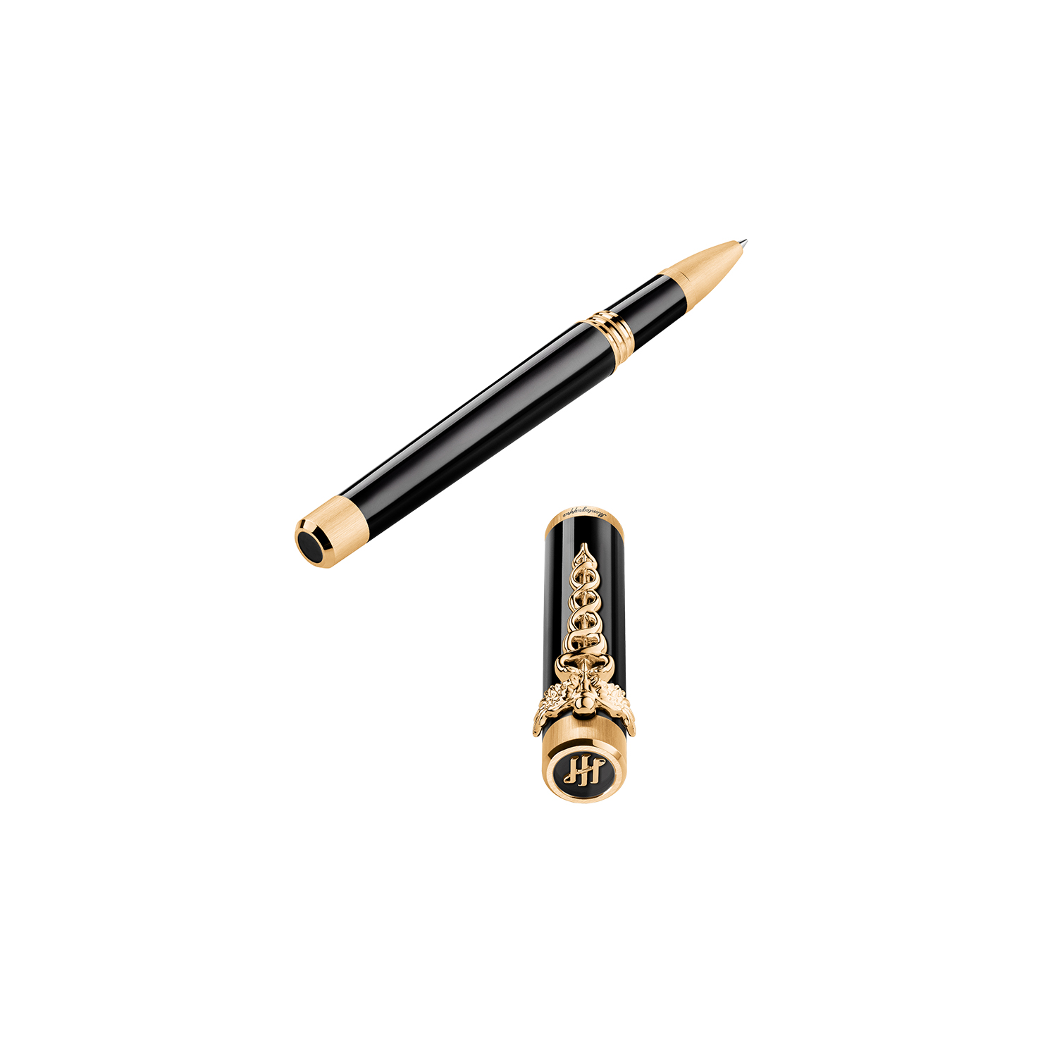 Montegrappa Zero Caduceus Yellow Gold Rollerball