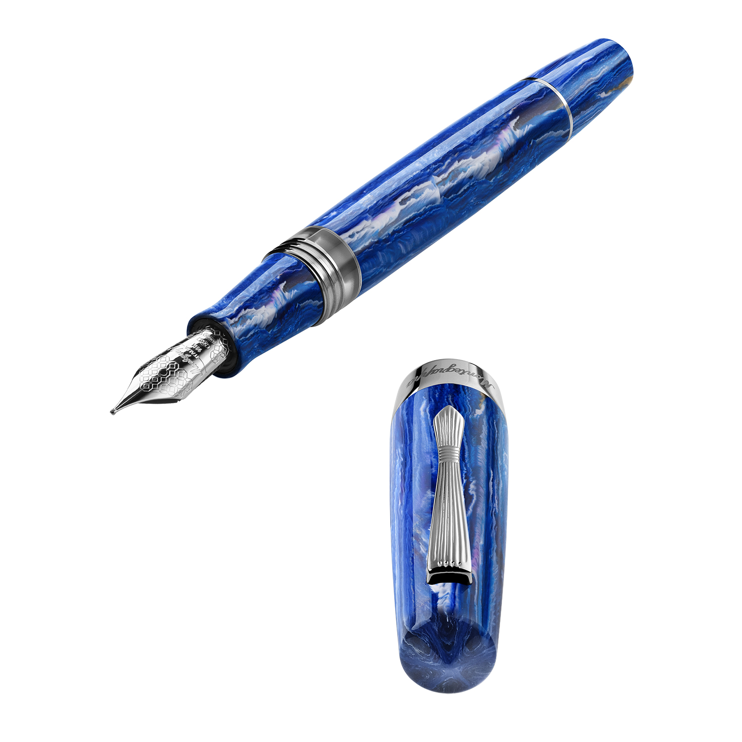 Montegrappa Elmo 02 Ventorum Aquilo Piston Vulpen