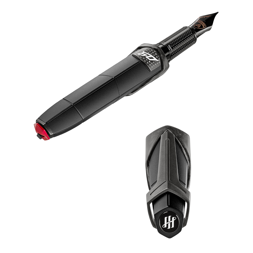 Montegrappa Automobili Lamborghini 60° Nero Noctis Plumo Estilográfica
