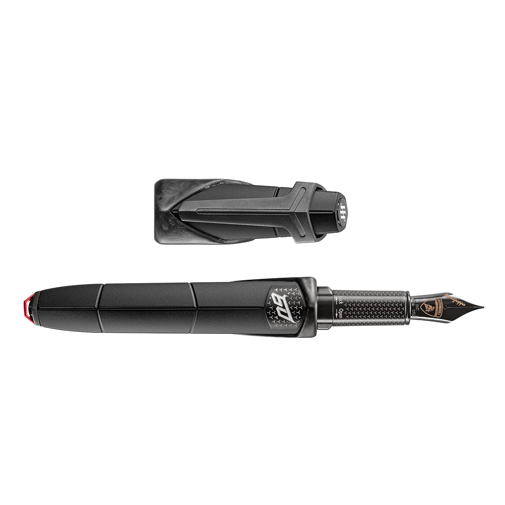 Montegrappa Automobili Lamborghini 60° Nero Noctis Plumo Estilográfica
