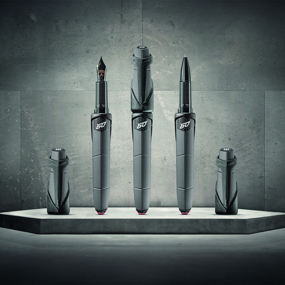 Montegrappa Automobili Lamborghini 60° Grigio Titans Rollerball
