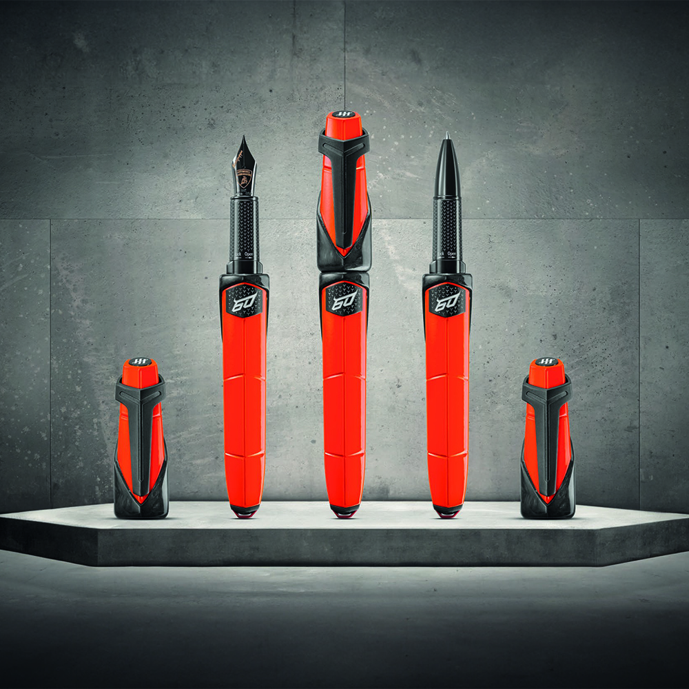 Montegrappa Automobili Lamborghini 60° Arancio Apodis Rollerball Montegrappa Automobili Lamborghini 60° Arancio Apodis Rollerball