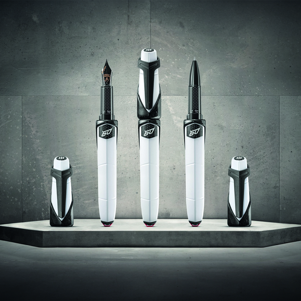 Montegrappa Automobili Lamborghini 60° Bianco Siderale Vulpen