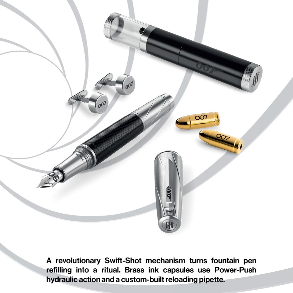 Montegrappa 007 Spymaster Duo James Bond 60th Anniversary Pióro Wieczne