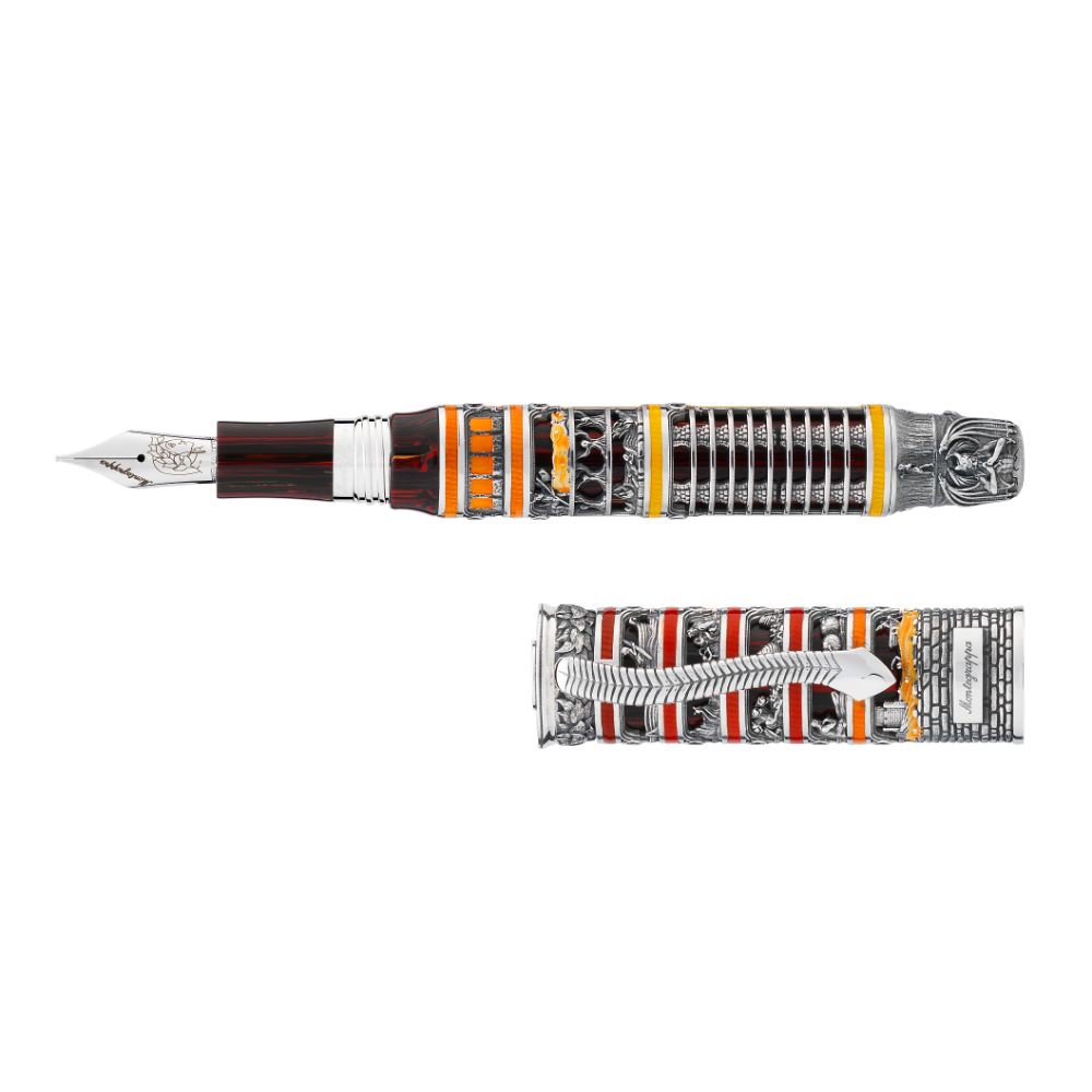 Montegrappa Dante Alighieri Inferno Silver Fountain pen