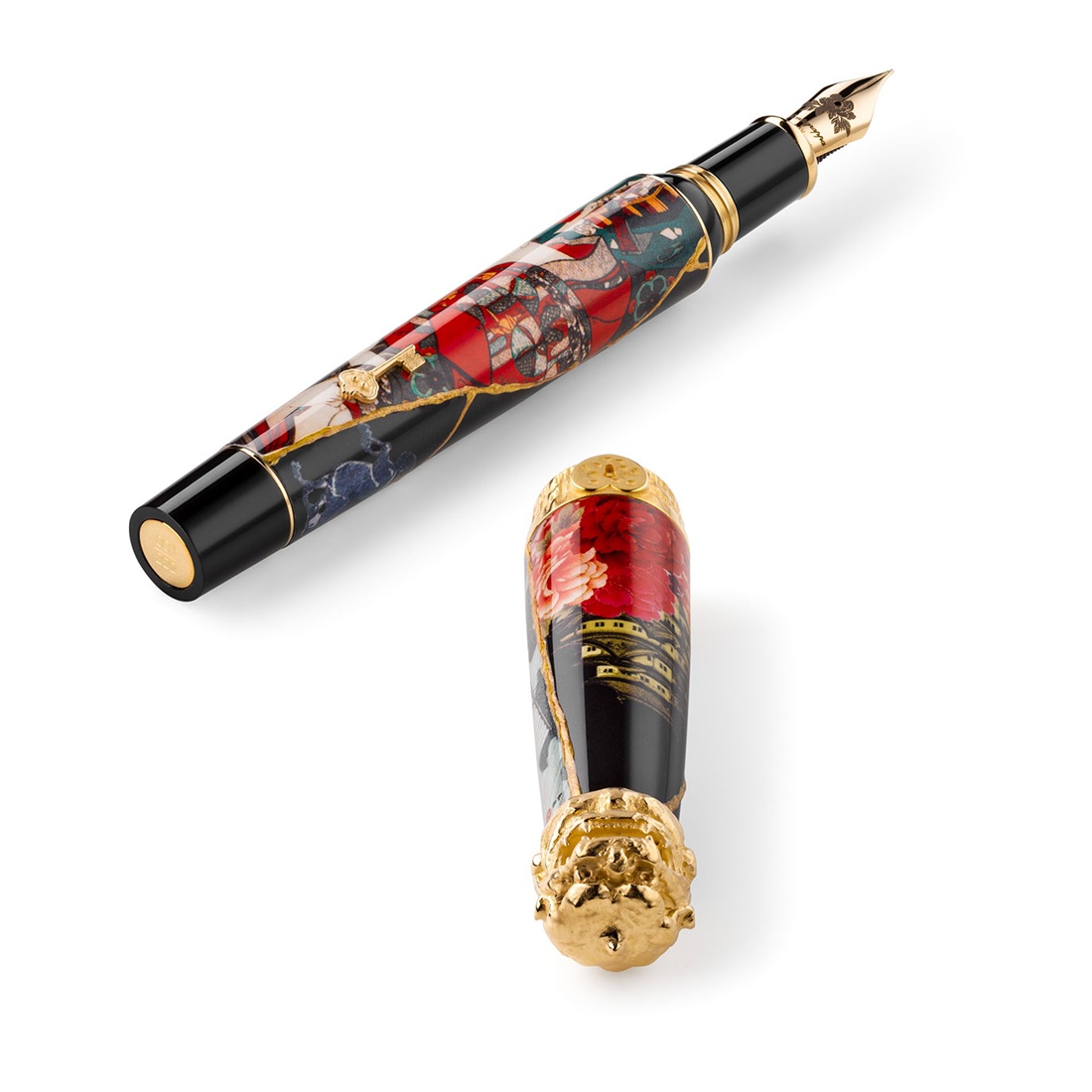 Montegrappa Bijo-To-Yaju by Tomita Kazuhiko LE Füllfederhalter