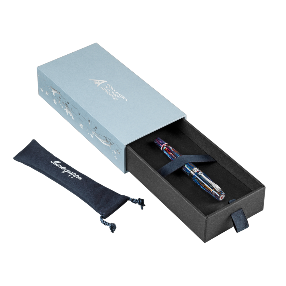Montegrappa Prince Albert II of Monaco Foundation: I colori dell'Oceano Fountain Pen Montegrappa Prince Albert II of Monaco Foundation: I colori dell'Oceano Fountain Pen