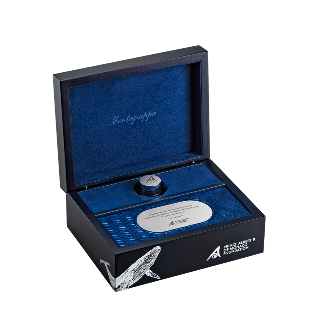 Montegrappa Prince Albert II of Monaco Foundation: Ocean Collection Fountain Pen Montegrappa Prince Albert II of Monaco Foundation: Ocean Collection Fountain Pen