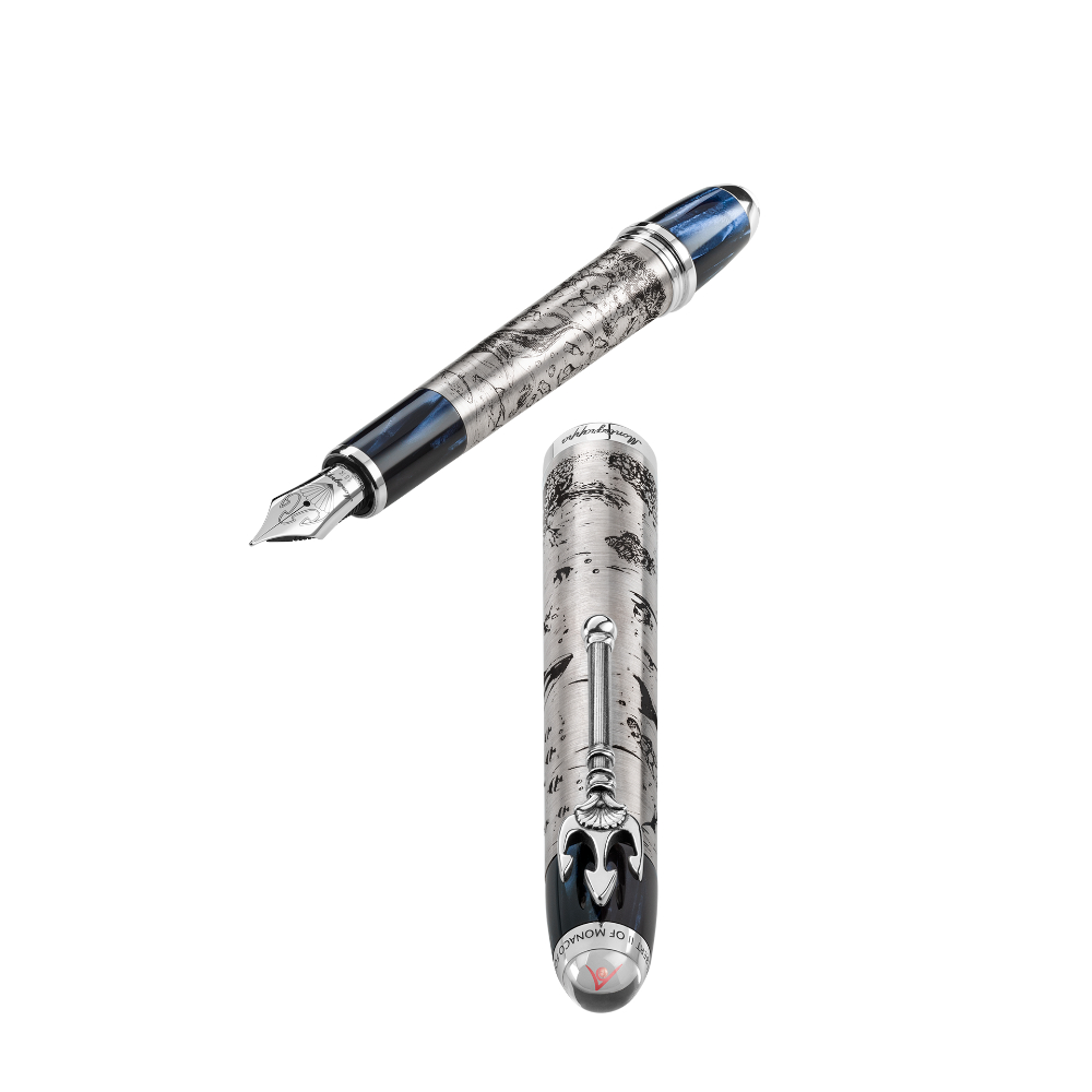 Montegrappa Prince Albert II of Monaco Foundation: Ocean Collection Fountain Pen Montegrappa Prince Albert II of Monaco Foundation: Ocean Collection Fountain Pen