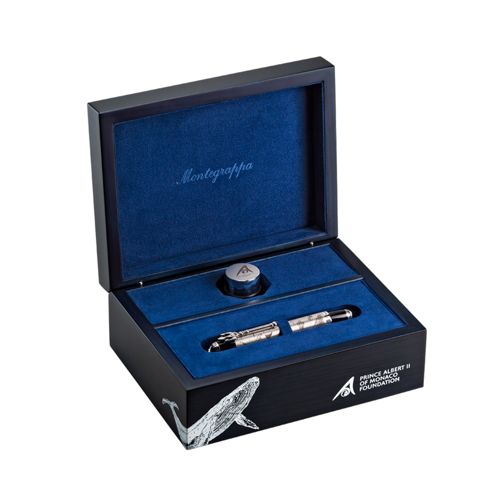 Montegrappa Prince Albert II of Monaco Foundation: Ocean Collection Fountain Pen Montegrappa Prince Albert II of Monaco Foundation: Ocean Collection Fountain Pen