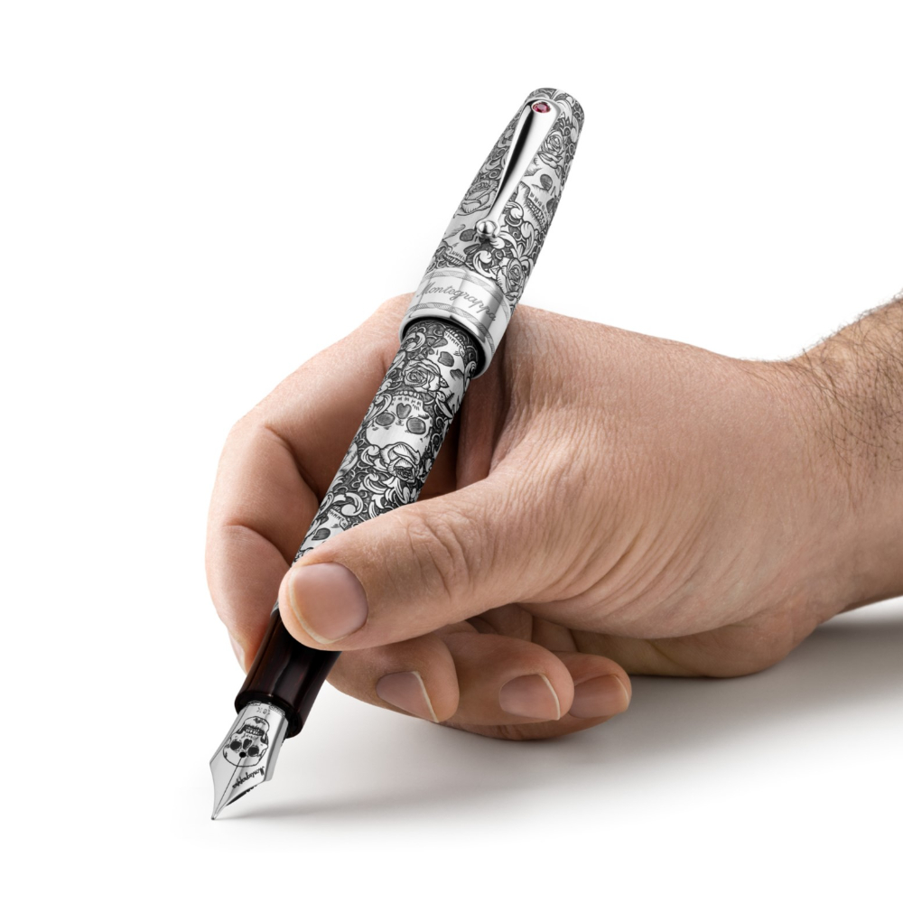 Montegrappa Skulls and Roses Fountain Pen Montegrappa Skulls and Roses Fountain Pen