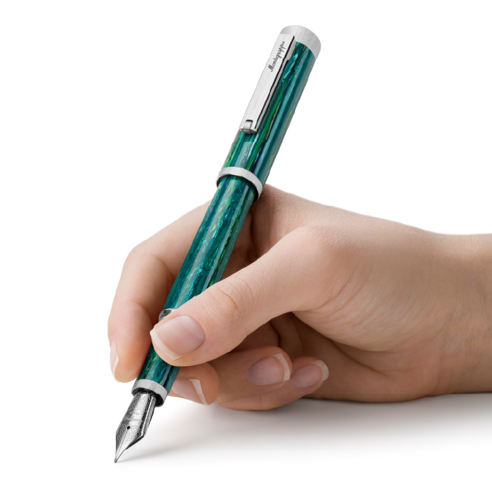 Montegrappa Zero Zodiac Sagittarius Palladium Fountain Pen