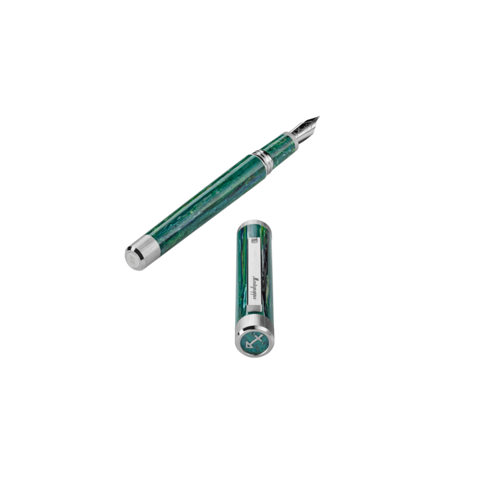 Montegrappa Zero Zodiac Sagittaire Palladium LE 14kt Stylo Plume