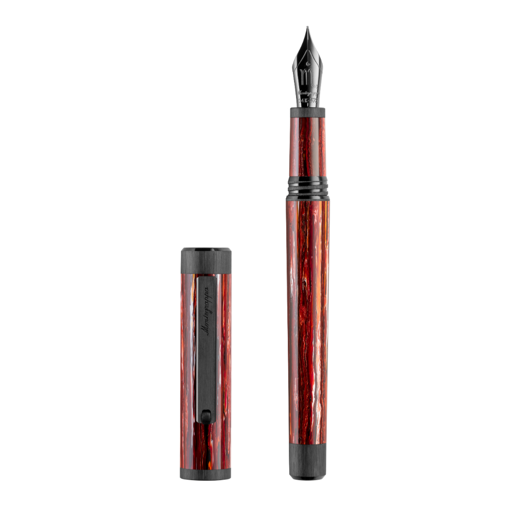 Montegrappa Zero Zodiac Scorpio Ultra Black LE 14kt Fountain Pen Montegrappa Zero Zodiac Scorpio Ultra Black LE 14kt Fountain Pen