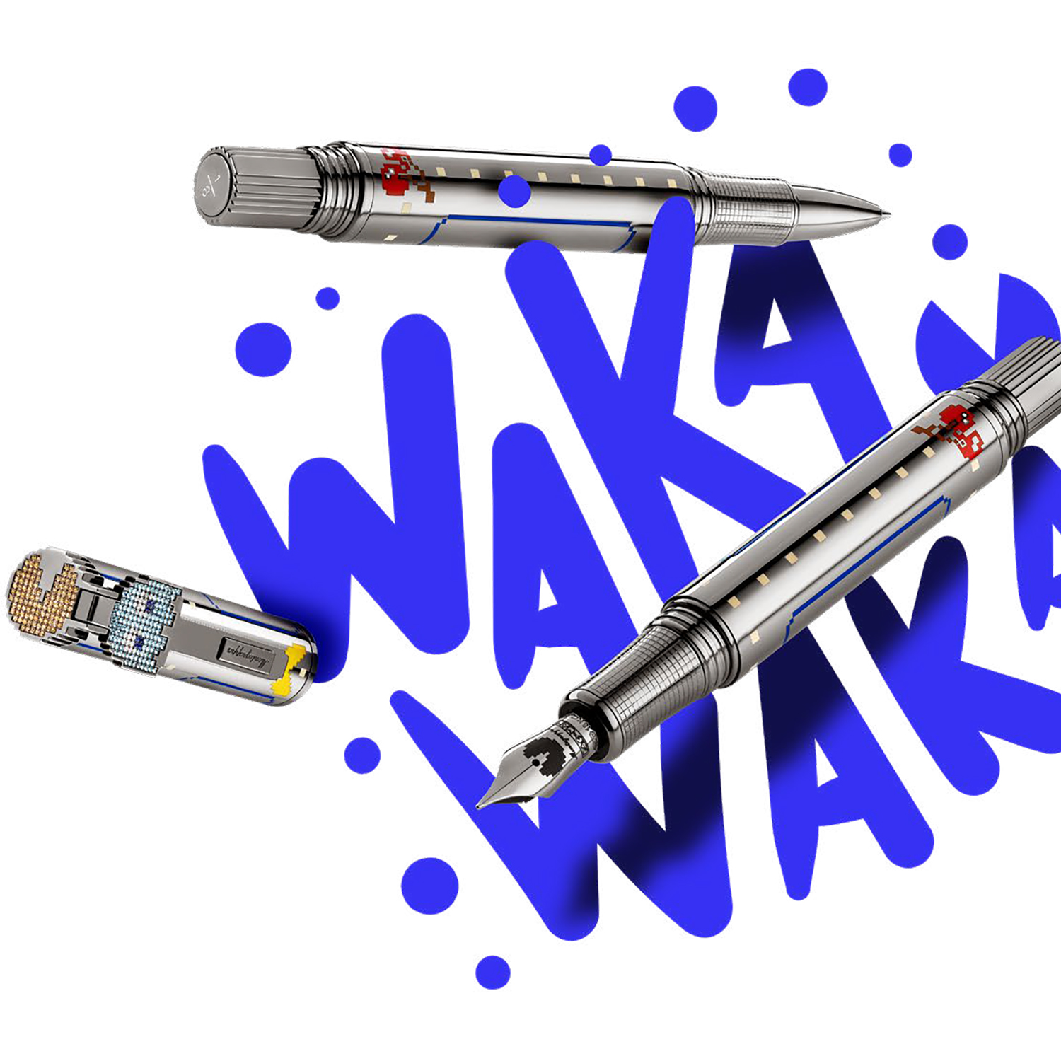 Montegrappa Pac-Man Limited Edition Caneta de Tinta Permanente