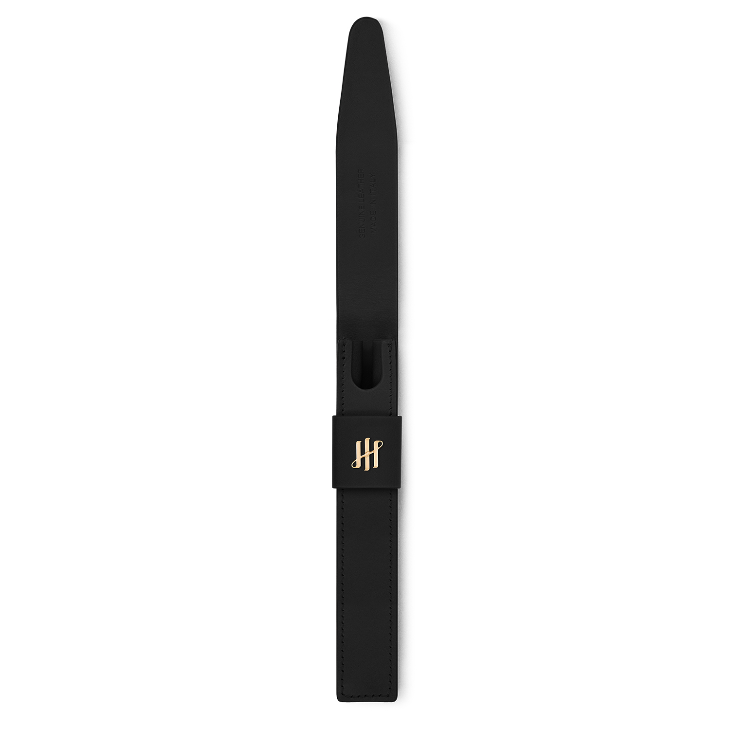 Montegrappa Pen Pouch Series Black GT Lederen Penetui (1-delig)
