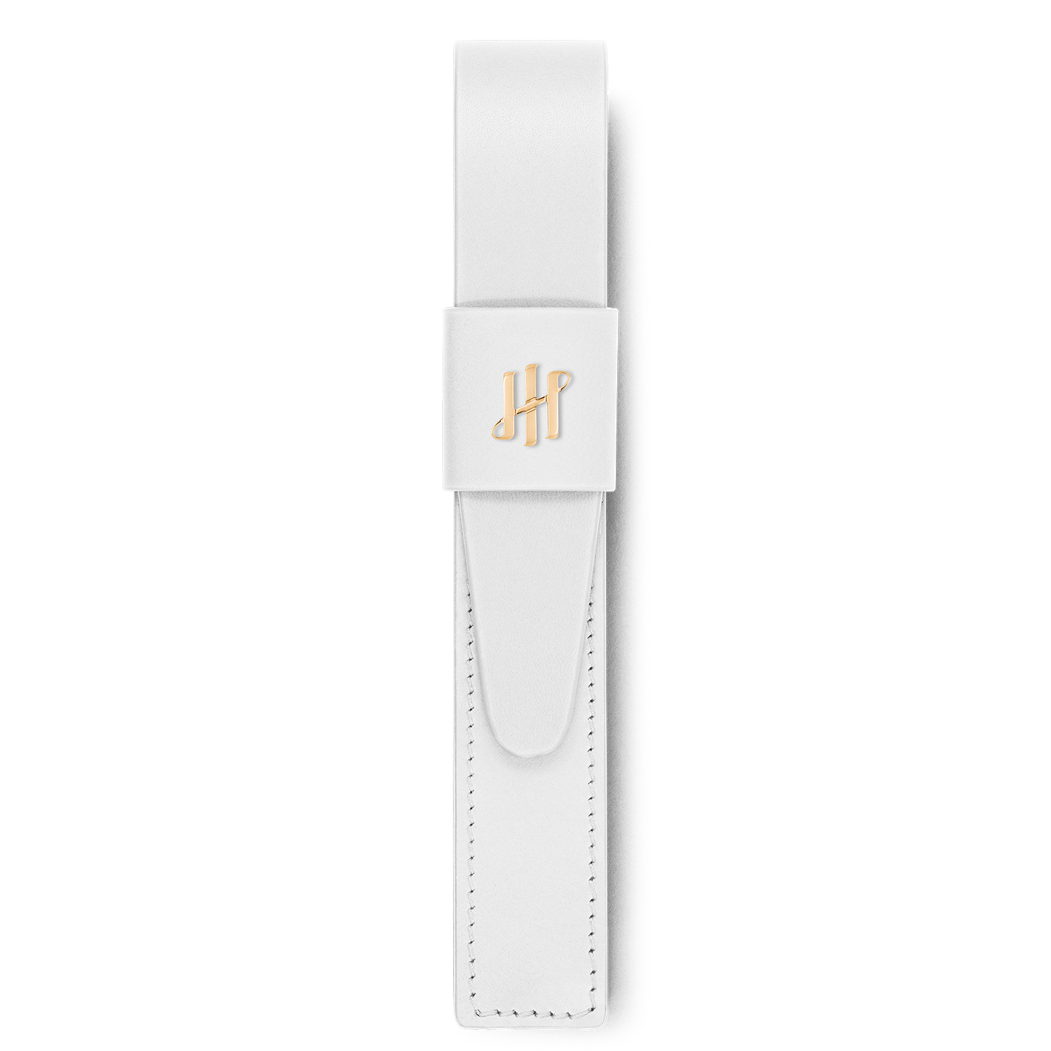 Montegrappa Pen Pouch Series White GT Lederen Penetui (1-delig)