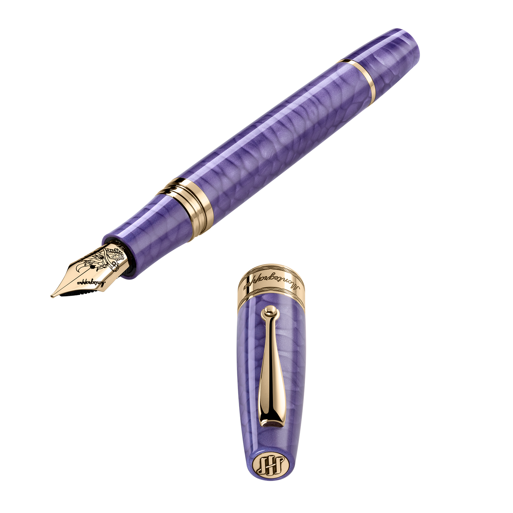 Montegrappa Regal Year Of The Dragon Royal Purple LE Fountain Pen Montegrappa Regal Year Of The Dragon Royal Purple LE Fountain Pen