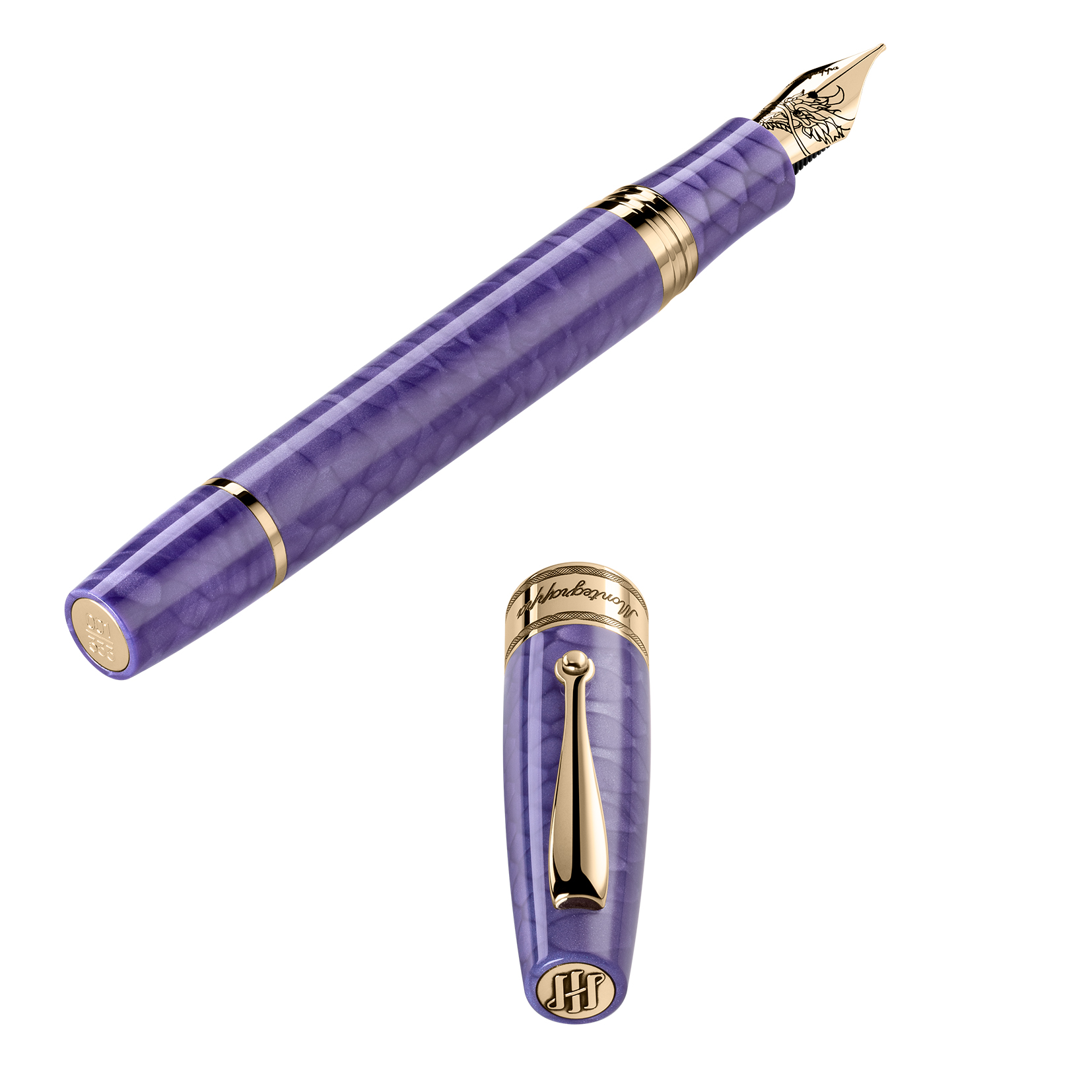 Montegrappa Regal Year Of The Dragon Royal Purple LE Fountain Pen Montegrappa Regal Year Of The Dragon Royal Purple LE Fountain Pen