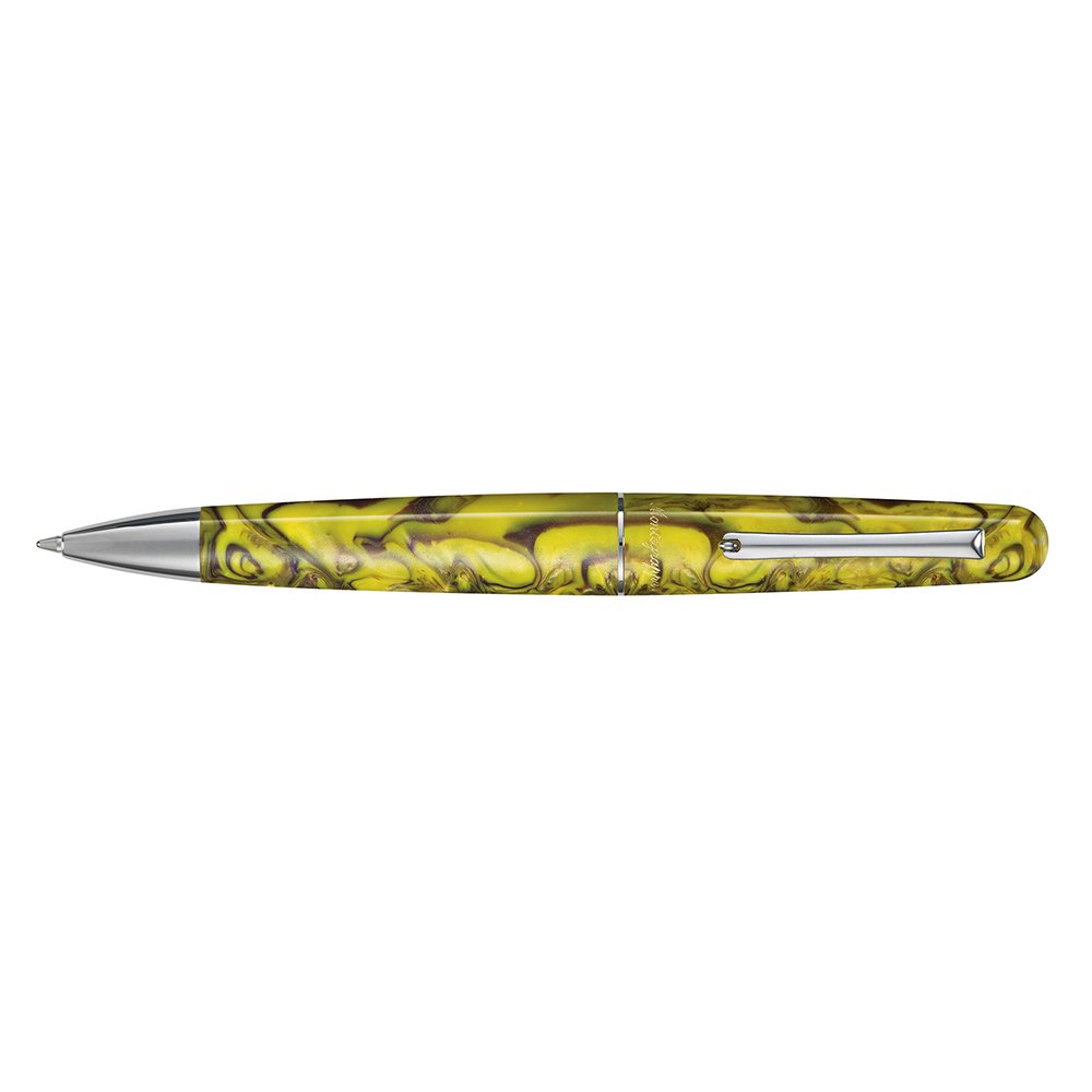 Montegrappa Elmo 01 Fantasy Blooms Iris Yellow Ballpoint Montegrappa Elmo 01 Fantasy Blooms Iris Yellow Ballpoint