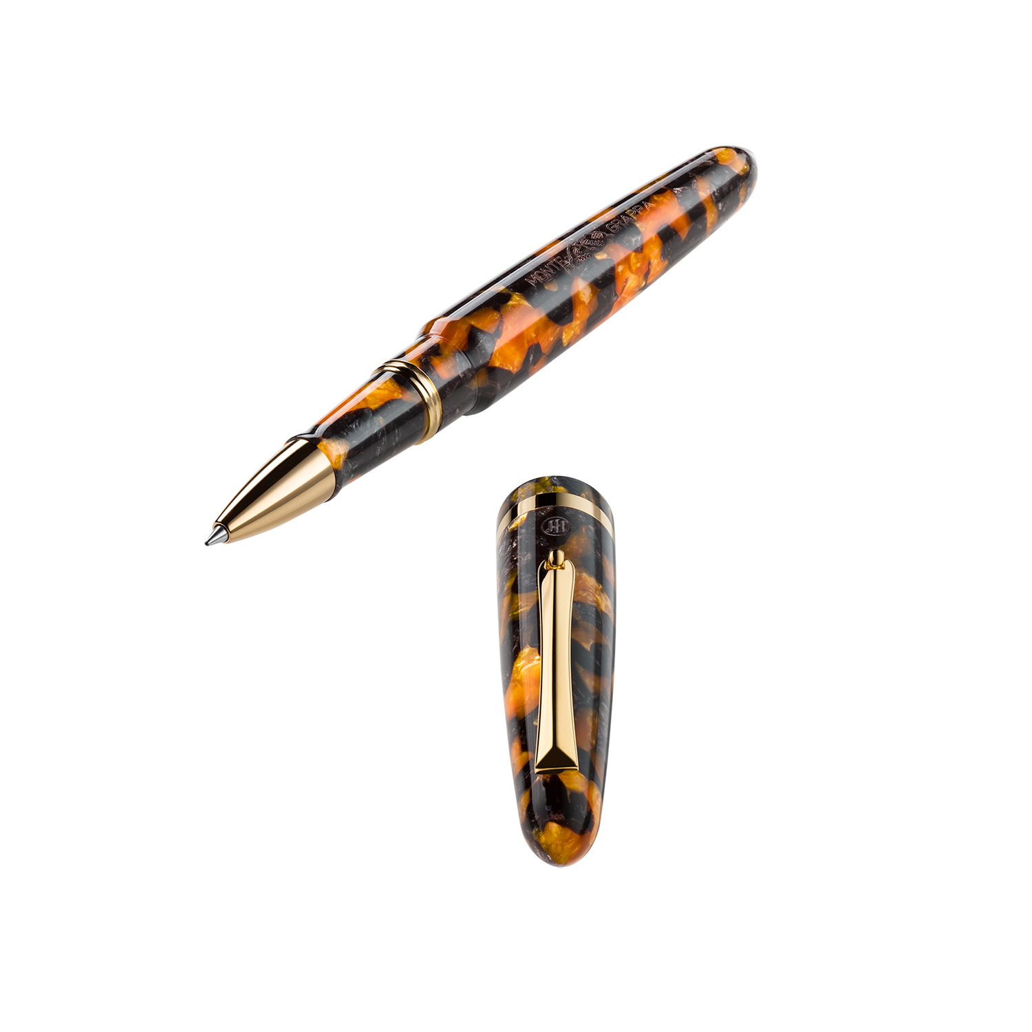 Montegrappa Vintage Class Venetia Havana Amber Rollerball
