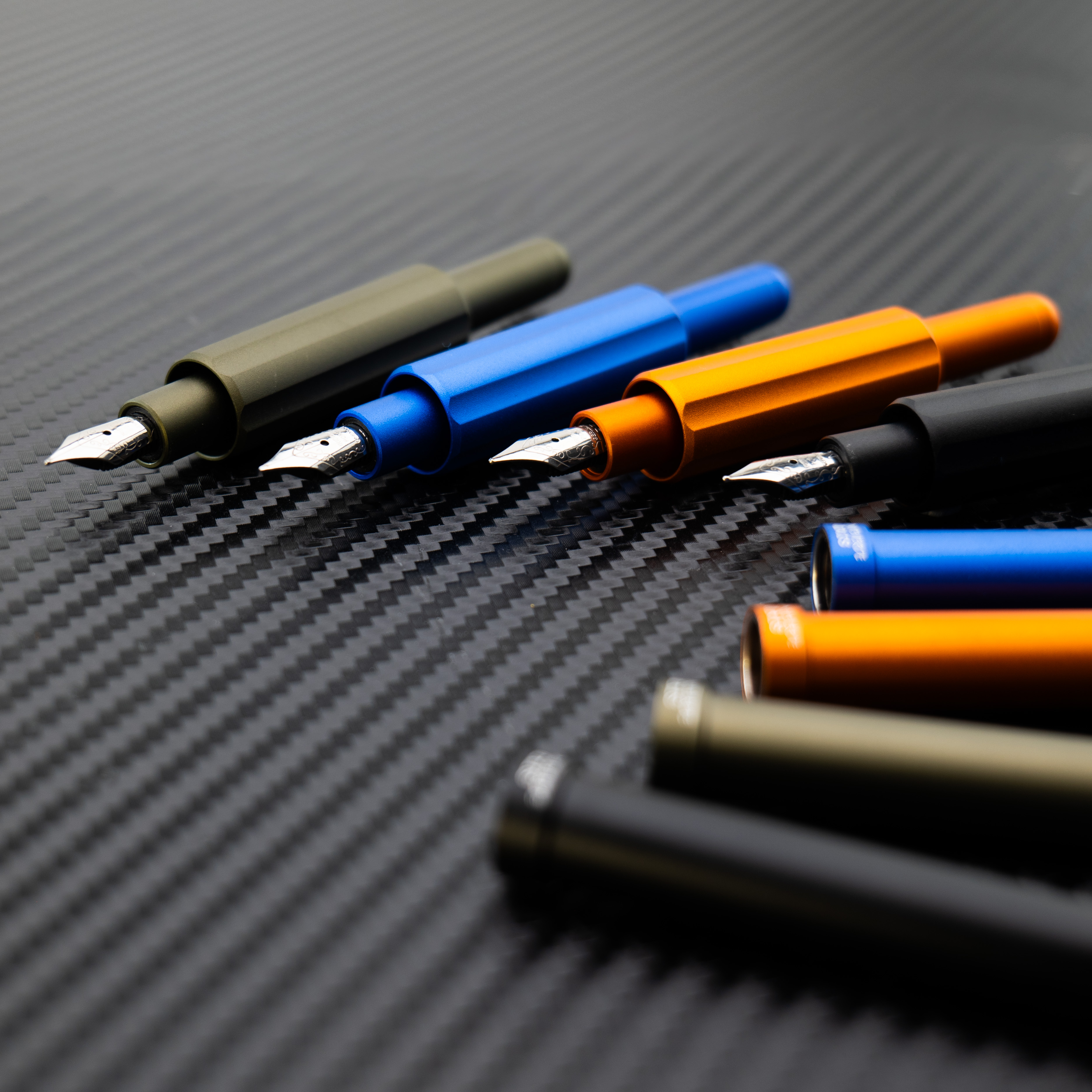 Monteverde Axis Matte Orange Fountain Pen - Vulpen / Fountain pen