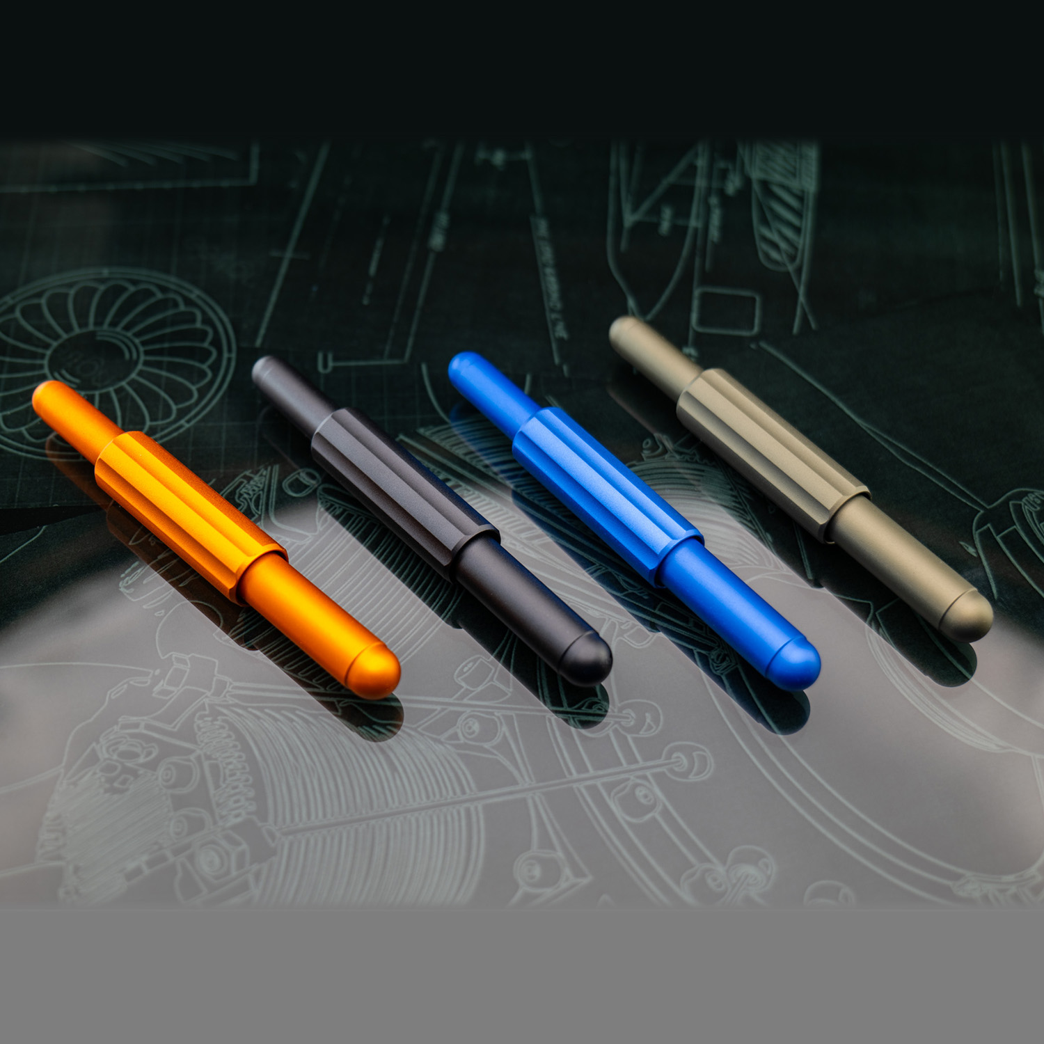Monteverde Axis Matte Orange Fountain Pen